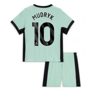 Chelsea Mykhailo Mudryk #10 Replika Babytøj Tredje sæt Børn 2023-24 Kortærmet (+ Korte bukser)